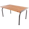 Sodo stalas Patio Park Lux, 151 x 86 cm, rudas