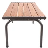 Sodo stalas Patio Park Lux, 151 x 86 cm, rudas