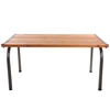 Sodo stalas Patio Park Lux, 151 x 86 cm, rudas