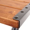 Sodo stalas Patio Park Lux, 151 x 86 cm, rudas