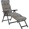 Lena Lounger Juodas Edition G050-06IB PATIO Šezlongas