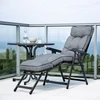 Šezlongas su atrama kojoms Lena Lounger H024-07PB PATIO