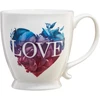 Love Letters puodelis su pėda, daugiaspalvė širdelė, 400 ml AMBITION
