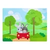 Betty and Bunny stalo kilimėlis 30 x 40 cm automobilio AMBITION JUNIOR