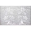 Glamour PVC/PS Stačiakampis sidabrinis stalo kilimėlis 30 x 45 cm AMBITION