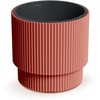 Prosperplast Plastikinis vazonas MILLY, su įdėklu, vario sp., 39,5 x 37,5 cm
