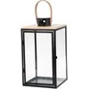 Myhome Lampion Dark Leather 21 x 21 x 40 cm MANO NAMAI