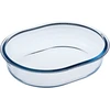 Orkaitei atsparus indas su dangčiu 25 x 20 x 6 cm ovalus OCUISINE
