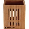Medinis virtuvės organizatorius Natūralus 1 skyriaus 10 x 10 x 12 cm AMBITION
