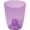 Prosperplast Vazonas orchidėjoms Coubi 18x16cm, 2.4L, skaidrus violetinis