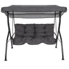 Pagalvėlės sūpynėms 130 cm su baldakimu Luna / Kate H024-07IB PATIO