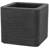 Patio Kubus sodo vazonas su grioveliais 38,5 x 38,5 x 33 cm antracito terasa