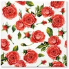 Paw Servetėlės Raudona Roses 33 x 33 cm 20 vnt