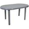 Plastikinis sodo stalas Jantar pilkas 135 x 80 cm OŁER
