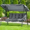 Pagalvėlės sūpynėms 140 cm su baldakimu Hawaii H024-07PB PATIO
