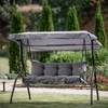 Pagalvėlės su stogeliu sūpynėms 130 cm Luna / Kate D002-06PB PATIO