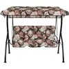Pagalvėlės su baldakimu sūpynėms 130 cm Luna / Kate A101-23PB PATIO
