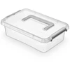 Orplast Antibacterial storage container with micro-particles of sidabrinis, with lid and handle 29x20x8cm 3,1l (1313)