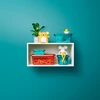 Moxom Pojemnik su dangteliu Base Store Ocean 1,5 l mėlyna ORPLAST