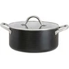 Aliuminio puodas su dangčiu Ribs 24 cm 4,6 l AMBITION