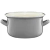 Emaliuotas puodas 14 cm 1,25 l pilkas EMALIA OLKUSZ