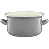 Puodas emaliowany 22 cm 5,4 l pilka EMALIA OLKUSZ