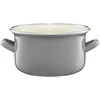 Puodas emaliowany 24 cm 7 l pilka EMALIA OLKUSZ