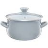 Puodas emaliowany su dangteliu Pyza pilka 22 cm 5 l EMALIA OLKUSZ