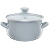 Puodas emaliowany su dangteliu Pyza pilka 18 cm 2,9 l EMALIA OLKUSZ
