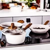 Puodų, keptuvių ir įrankių rinkinys AMBITION su Pfluon Cookmark™ Nature danga, 15 vnt.