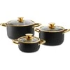 Florina Royal Steel 6 dalių AMBITION nerūdijančio plieno puodų rinkinys
