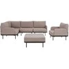 Lauko baldų komplektas Sodo baldų komplektas 6 asmenims Pyrite D042-04DW PATIO