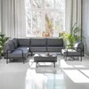 Lauko baldų komplektas Sodo baldų komplektas 7 asmenims Pyrite D060-16EW PATIO