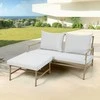 Sodo sofa su kėdute Estelle beige PATIO