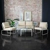 Lauko baldų komplektas Sodo baldų komplektas Nefryt D042-45DW PATIO