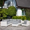 Lauko baldų komplektas PATIO Dorothee, baltas