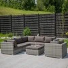 Lauko baldų komplektas PATIO Claudine, rudas