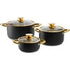 Florina Royal Steel 6 dalių AMBITION nerūdijančio plieno puodų rinkinys