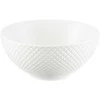 Porcelianinis grotelių formos salotų dubuo, baltas, 16 cm, AMBITION