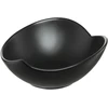 Salotų dubuo Salsa Leaf 15 cm juodas AMBITION