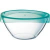 Salotų dubuo su dangteliu Keep'n'Dubenėlis 17 cm turkio spalvos LUMINARC
