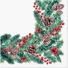 Paw Winter Branches popierinės servetėlės 33 x 33 cm 20 vnt