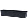 Prosperplast Plastikinis lovelis RATOLLA, antracito sp., 78,3 x 17,3 x 15 cm