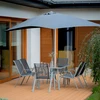 Lauko baldų komplektas PATIO Evora, pilkas