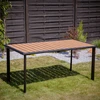 Sodo stalas 160 x 90 Saulės rudas PATIO