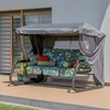 Sodo sūpynės su tinkleliu nuo uodų Venezia Lux Juodas Edition G058-02PB PATIO