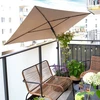 Stačiakampis balkono skėtis 2,1 x 1,4 m taupe PATIO