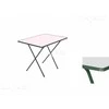 Staliukas turistinis Sevelit 60 x 80 cm balta / žalia PATIO