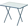 Staliukas turistinis Sevelit 60 x 80 cm balta / mėlyna PATIO