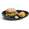 Steak Friends Time Ovali lėkštė 30 x 26 cm Juoda LUMINARC